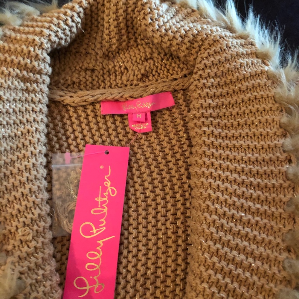 Torini faux fur sweater vest